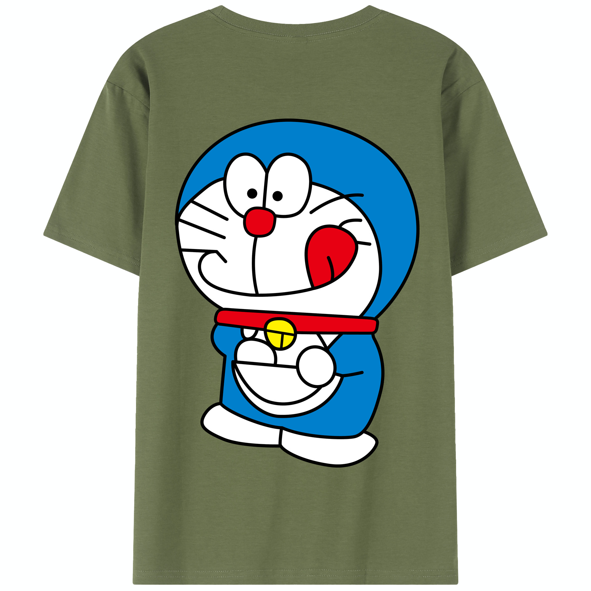 （画像用） ドラえもん Doraemon 綿100％半袖Tシャツ（背面プリント）